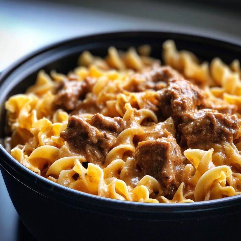 Slow Cooker Beef Stroganoff Recipe