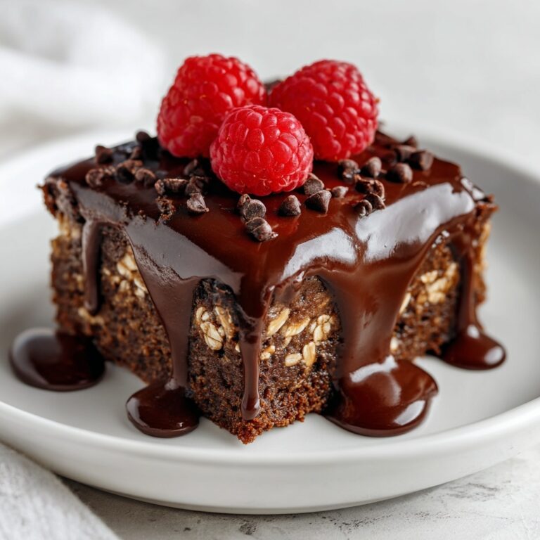 Fudgy Chocolate Baked Oats Recipe