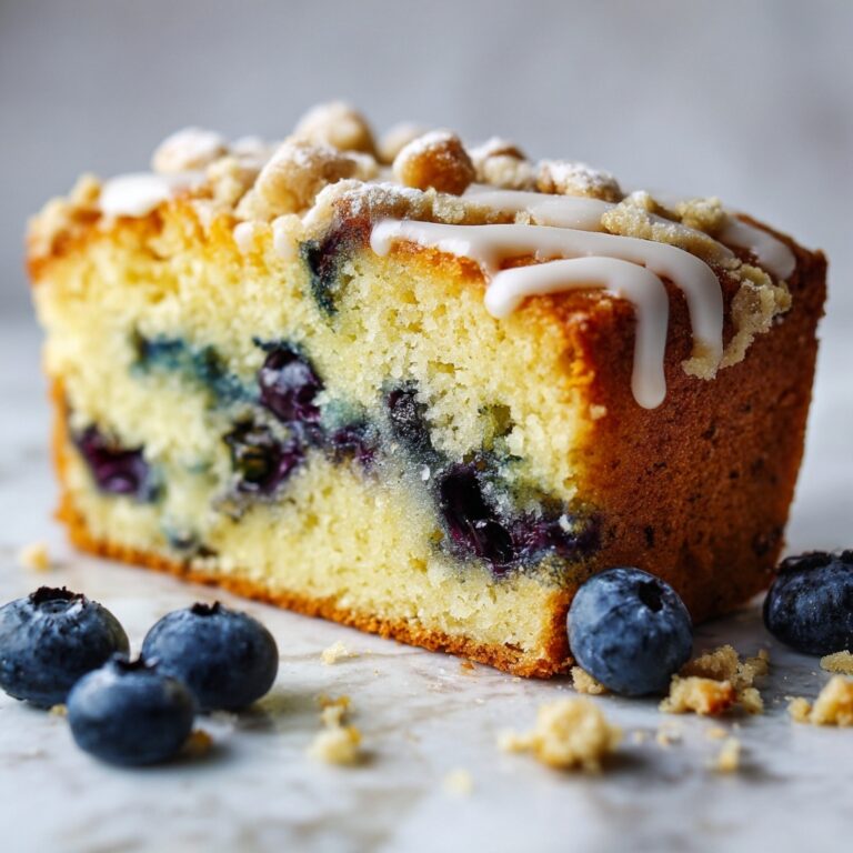 Lemon Blueberry Bread with Optional Lemon Glaze Recipe