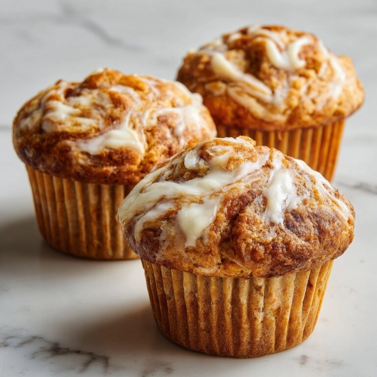 Fluffy Pumpkin Cream Cheese Swirl Muffins Recipe