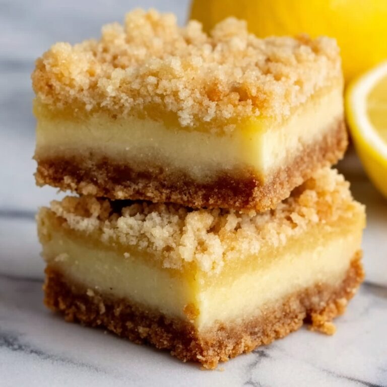 Homemade Lemon Crumb Bars Recipe