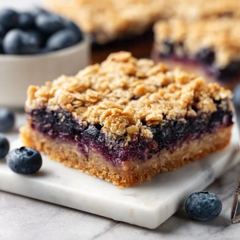 Blueberry Oatmeal Breakfast Bars Recipe