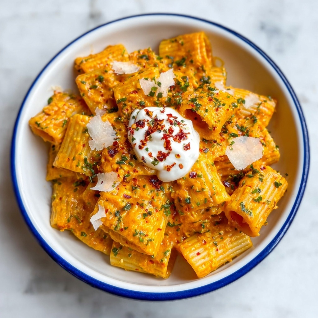 Creamy Tomato Garlic Pasta Recipe - Recipe Image