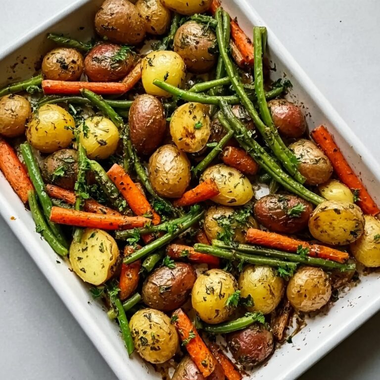 Garlic Herb Roasted Veggies Recipe