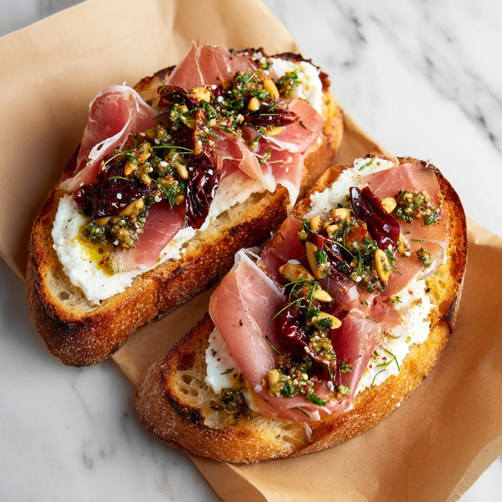 Coppa Focaccia Toast with Zhug Recipe - Recipe Image