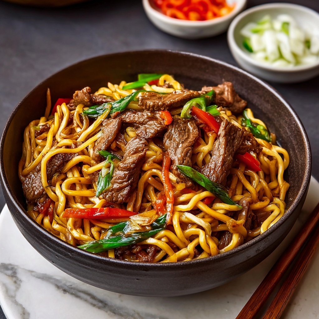 Delicious Beef Yakisoba Recipe: Quick, Customizable Delight Recipe - Recipe Image