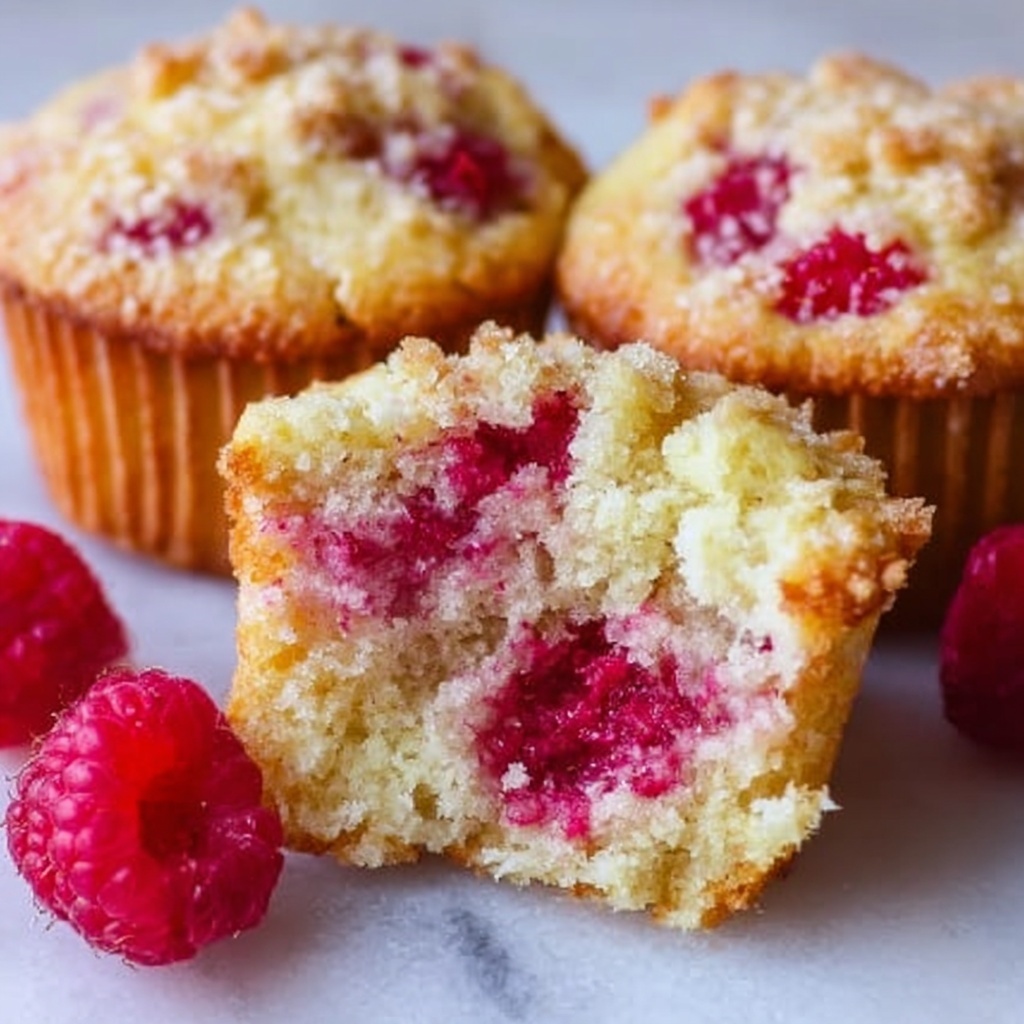 White Chocolate Raspberry Muffins Recipe - Recipe Image