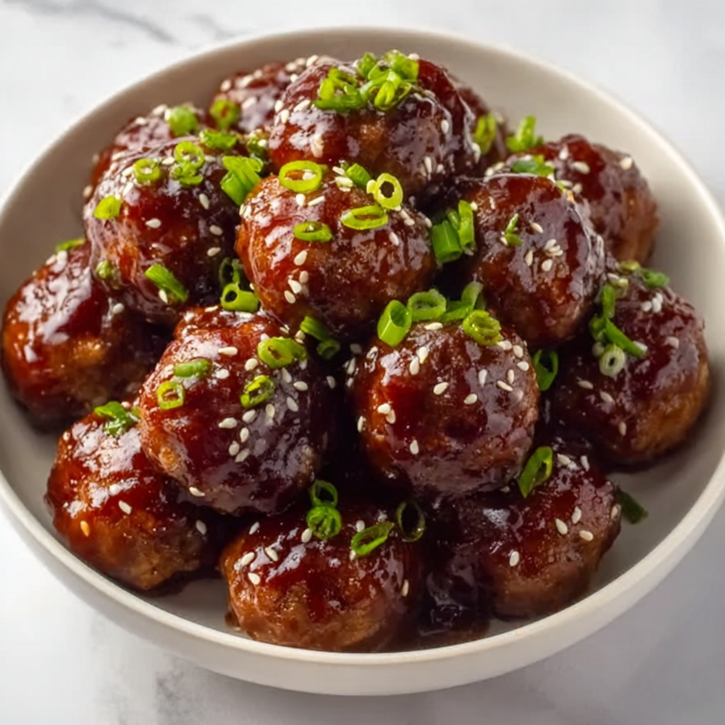 Slow Cooker Teriyaki Meatballs Recipe - Recipe Image